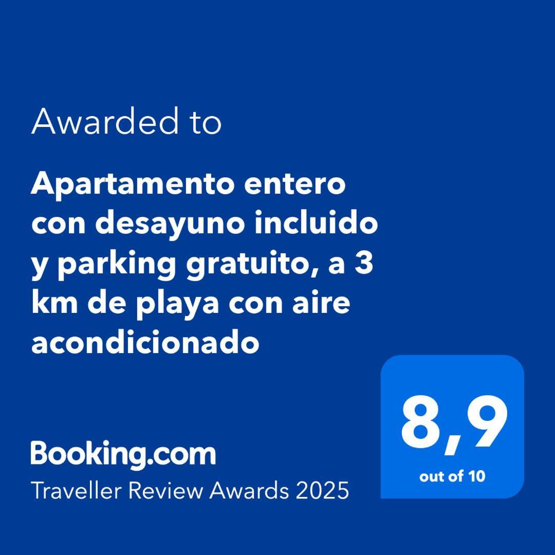 Apartamento Entero Con Desayuno Incluido Y Parking Gratuito, A 3 Km De Playa Con Aire Acondicionado ムスキス エクステリア 写真